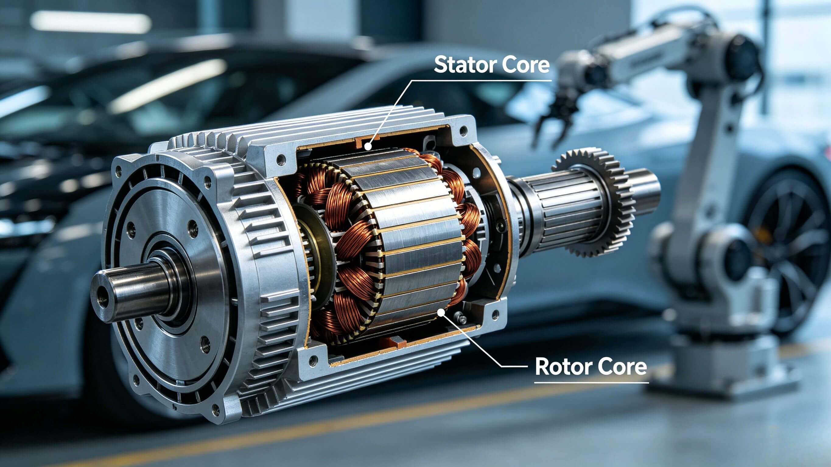 electric-motor-stator-rotor-core-lamination-cross-section