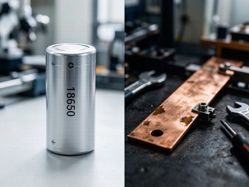real-factory-copper-busbar-with-oil-fingerprint-lithium-cell-comparison
