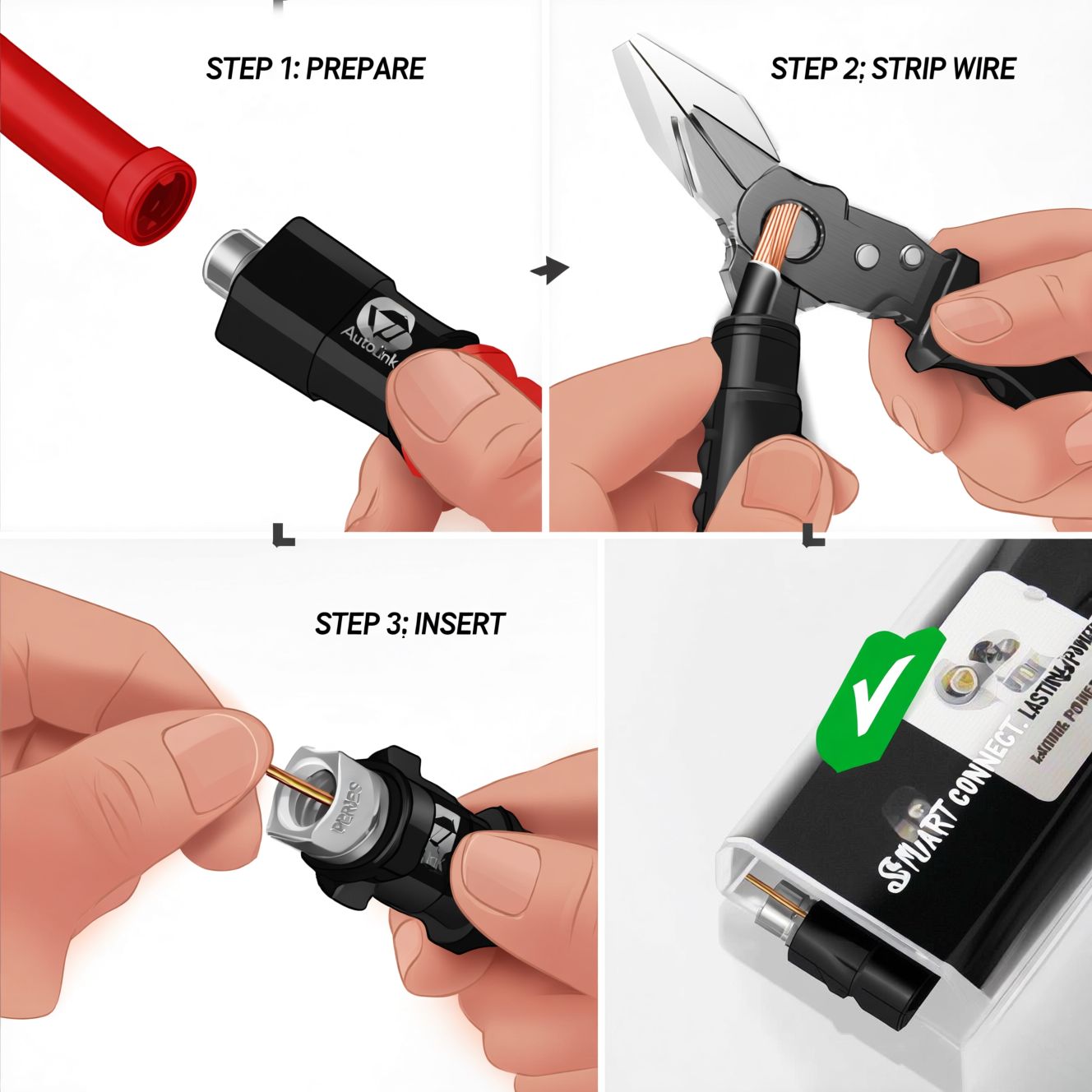 Como usar conectores de fios automotivos